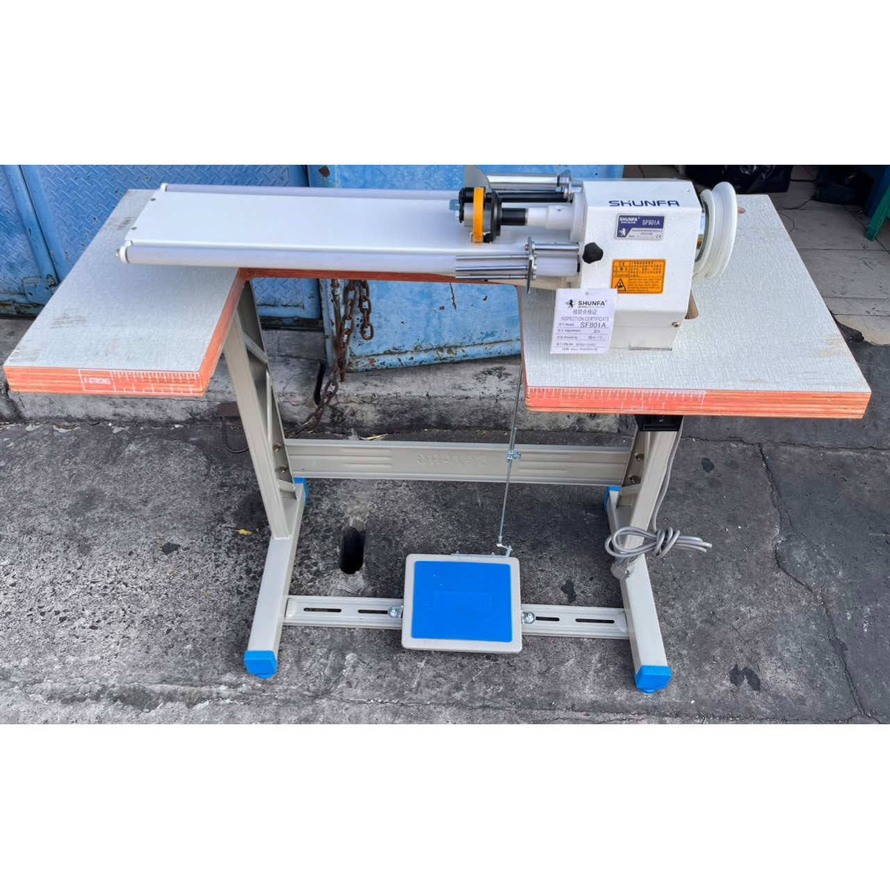 MESIN POTONG BIS SHUNFA SF801A / SF 801A (BIAS ROLL CUTTING)